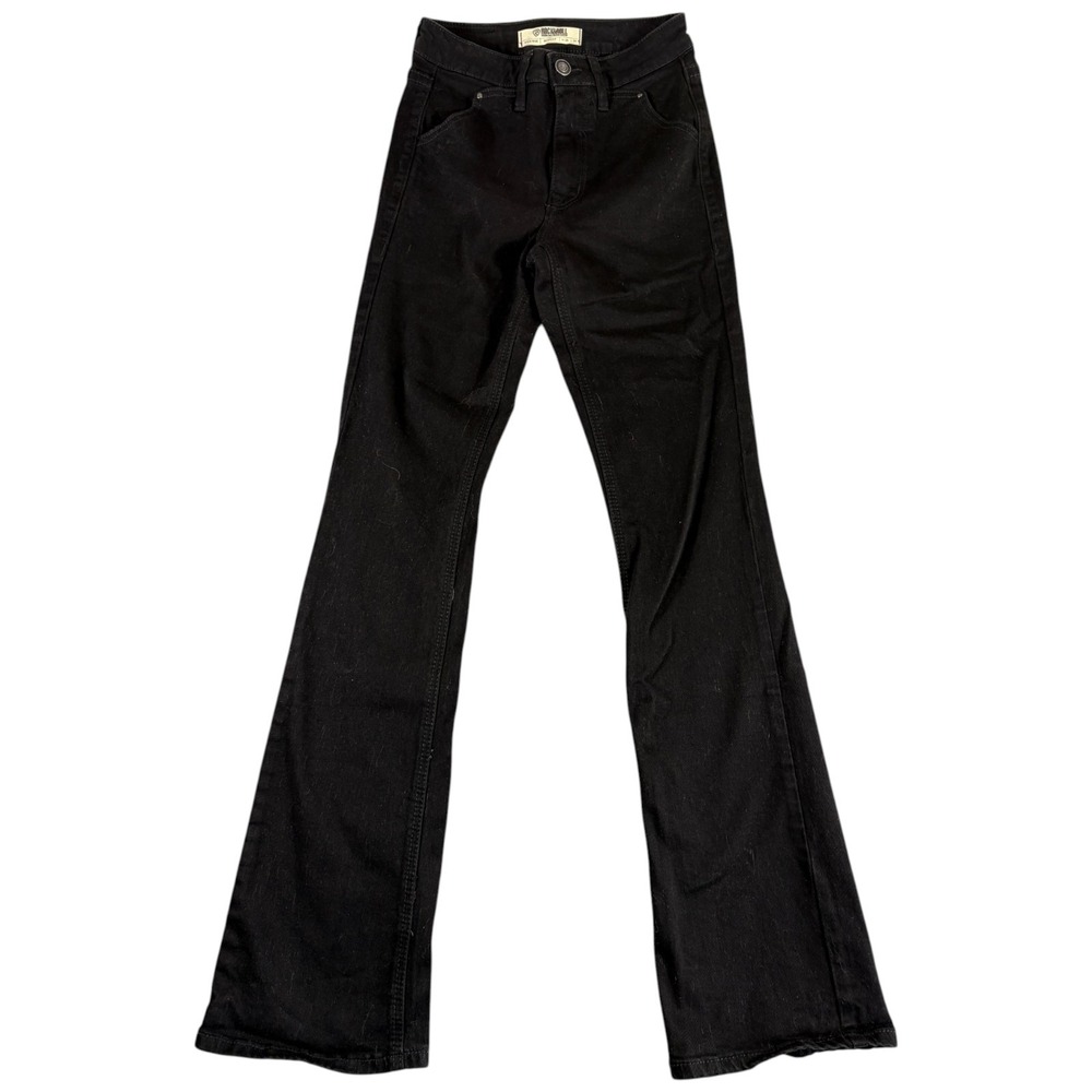 Rock & Roll Denim Jeans Womens 25 Black Bootcut High Rise Stretch Western BoHo